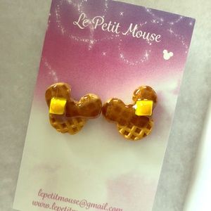 Mickey Waffle Earrings